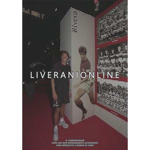 NEG-26-07-1999 MILANO PALAZZO DELLA PERMANENTE MOSTRA SUI 100 ANNI AC MILAN CALCIO NELLA FOTO PAOLO MALDINI AG ALDO LIVERANI SAS