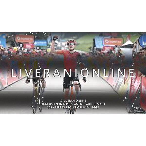 09-06-2024 Criterium Du Dauphine Libere; Tappa 08 Thones - Plateau Des Glieres; 2024, Ineos Grenadiers; 2024, Visma - Lease A Bike; Rodriguez Cano, Carlos; Jorgenson, Matteo; Plateau De Glieres; ©SIROTTI / AGENZIA ALDO LIVERANI SAS