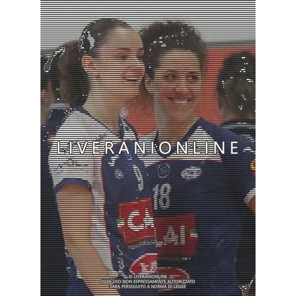 IMOLA 01 06 2024 CLAI IMOLA-VILLA CORTESE 3-0 PROMOZIONE IN A2 NELLA FOTO SOFIA MIGLIORINI E BENEDETTA RIZZO IMOLA FOTO GIANNI SANNA-AG ALDO LIVERANI SAS