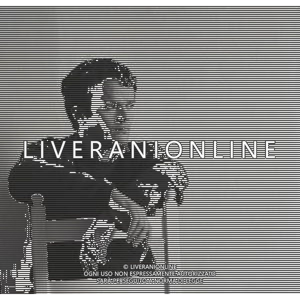 NEG- RETROSPETTIVA LOU CASTEL ATTORE  NELLA FOTO LOU CASTEL PSEUDONIMO DI ULV QUARZELL A ROMA NELL\'ANNO 1967 AG ALDO LIVERANI SAS