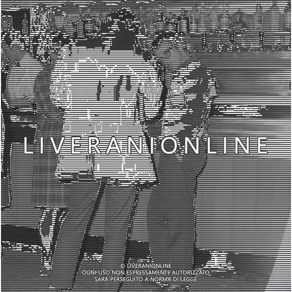 NEG- RETROSPETTIVA LOU CASTEL ATTORE  NELLA FOTO LOU CASTEL PSEUDONIMO DI ULV QUARZELL A ROMA NELL\'ANNO 1967  AG ALDO LIVERANI SAS