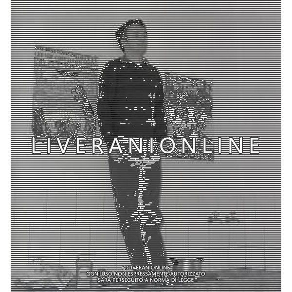 NEG- RETROSPETTIVA LOU CASTEL ATTORE  NELLA FOTO LOU CASTEL PSEUDONIMO DI ULV QUARZELL A ROMA NELL\'ANNO 1967  AG ALDO LIVERANI SAS