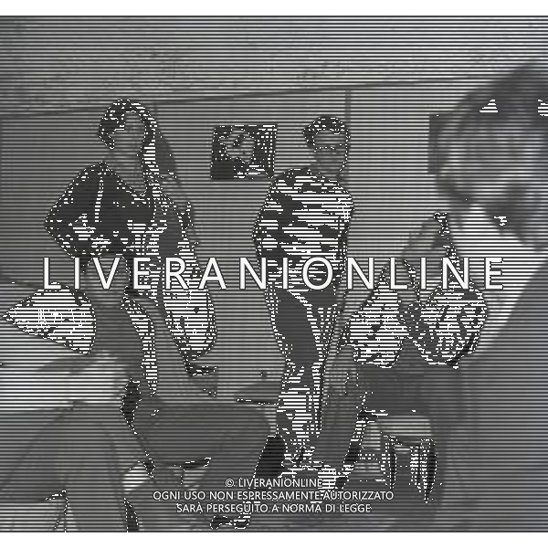NEG- RETROSPETTIVA LOU CASTEL ATTORE  NELLA FOTO LOU CASTEL PSEUDONIMO DI ULV QUARZELL A ROMA NELL\'ANNO 1967  AG ALDO LIVERANI SAS