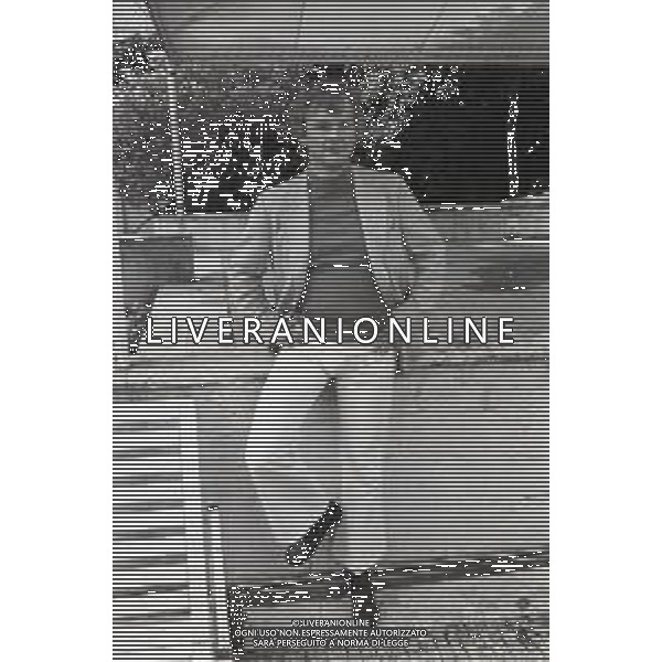 NEG- RETROSPETTIVA LOU CASTEL ATTORE NELLA FOTO LOU CASTEL PSEUDONIMO DI ULV QUARZELL A VENEZIA NELL\'ANNO 1982 AG ALDO LIVERANI SAS