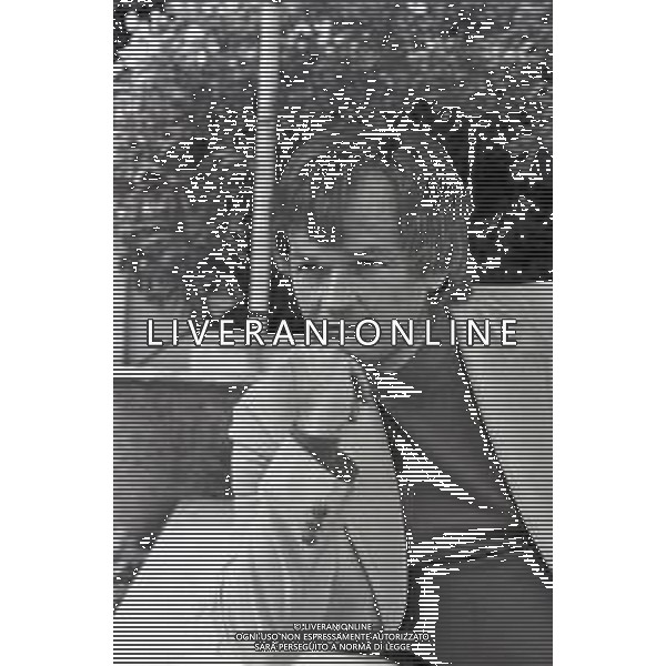 NEG- RETROSPETTIVA LOU CASTEL ATTORE NELLA FOTO LOU CASTEL PSEUDONIMO DI ULV QUARZELL A VENEZIA NELL\'ANNO 1982 AG ALDO LIVERANI SAS