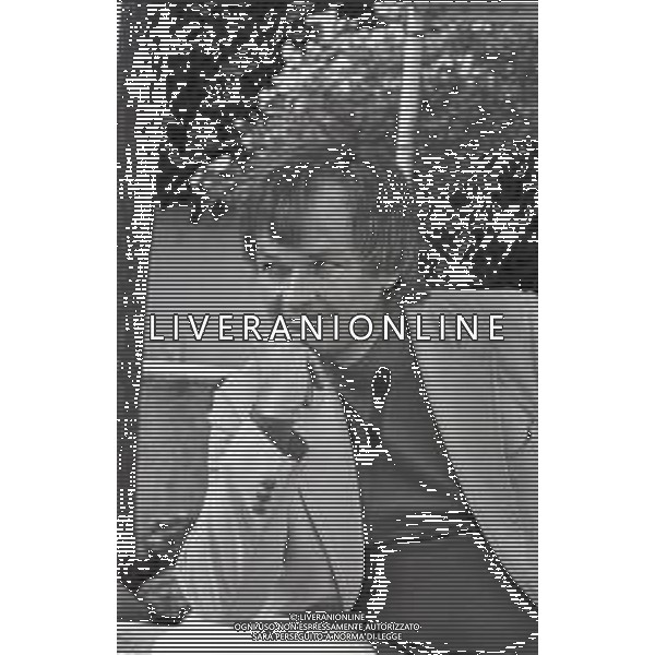 NEG- RETROSPETTIVA LOU CASTEL ATTORE NELLA FOTO LOU CASTEL PSEUDONIMO DI ULV QUARZELL A VENEZIA NELL\'ANNO 1982 AG ALDO LIVERANI SAS