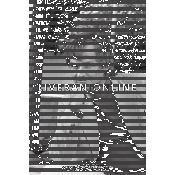NEG- RETROSPETTIVA LOU CASTEL ATTORE NELLA FOTO LOU CASTEL PSEUDONIMO DI ULV QUARZELL A VENEZIA NELL\'ANNO 1982 AG ALDO LIVERANI SAS