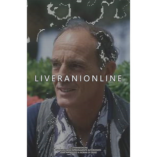 DIAP-RETROSPETTIVA PHILIPPE LEROY ATTORE NELLA FOTO PHILIPPE LEROY A CANNES ANNO 1980 AG ALDO LIVERANI SAS 