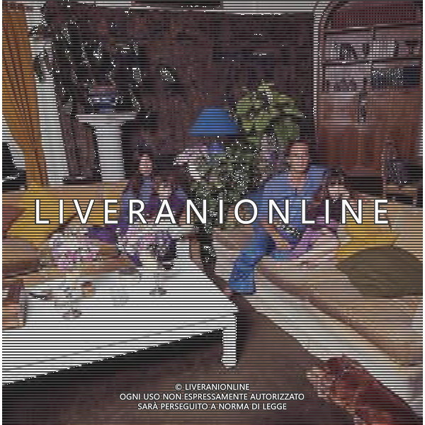 DIAP-RETROSPETTIVA PHILIPPE LEROY ATTORE NELLA FOTO PHILIPPE LEROY CON LA MOGLIE FRANCOISE LAURENT AG ALDO LIVERANI SAS 