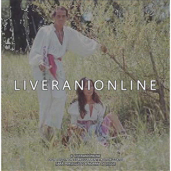 DIAP-RETROSPETTIVA PHILIPPE LEROY ATTORE NELLA FOTO PHILIPPE LEROY CON LA MOGLIE FRANCOISE LAURENT AG ALDO LIVERANI SAS