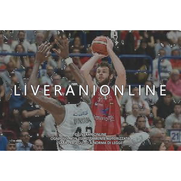 TVRG Olimpia Milano vs Virtus Bologna nella foto Nicolo\' Melli (Olimpia Milano) EA7 Emporio Armani Milano vs Virtus Segafredo Bologna Assago (MI) 11-06-2024 Mediolanum Forum Playoff Campionato Serie A UnipolSai Gara 3 finale scudetto foto Roberto Garavaglia/Agenzia Aldo Liverani sas/AGENZIA ALDO LIVERANI SAS