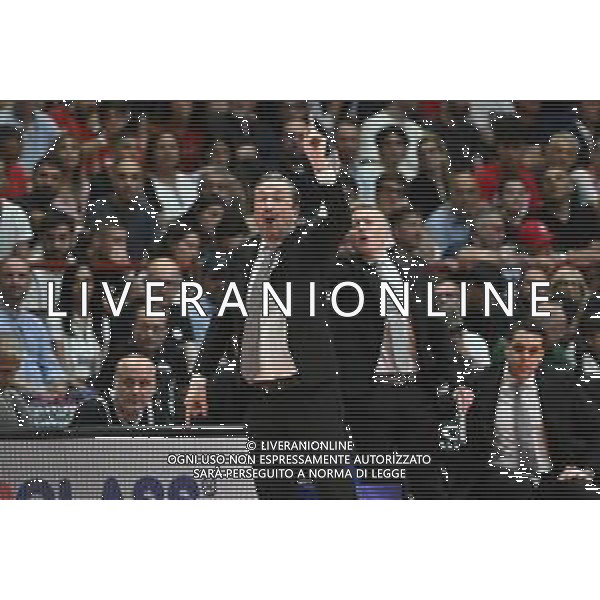 TVRG Olimpia Milano vs Virtus Bologna nella foto Luca Banchi allenatore Virtus Bologna EA7 Emporio Armani Milano vs Virtus Segafredo Bologna Assago (MI) 11-06-2024 Mediolanum Forum Playoff Campionato Serie A UnipolSai Gara 3 finale scudetto foto Roberto Garavaglia/Agenzia Aldo Liverani sas/AGENZIA ALDO LIVERANI SAS