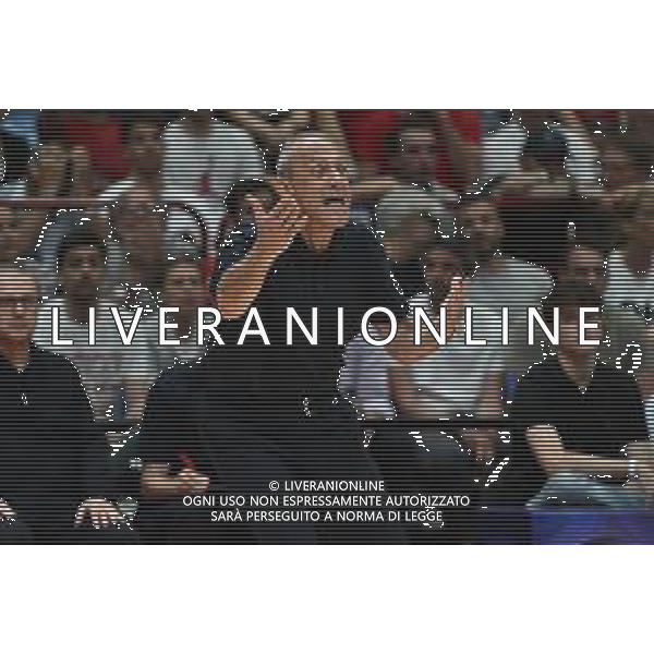 TVRG Olimpia Milano vs Virtus Bologna nella foto Ettore Messina allenatore Olimpia Milano EA7 Emporio Armani Milano vs Virtus Segafredo Bologna Assago (MI) 11-06-2024 Mediolanum Forum Playoff Campionato Serie A UnipolSai Gara 3 finale scudetto foto Roberto Garavaglia/Agenzia Aldo Liverani sas/AGENZIA ALDO LIVERANI SAS