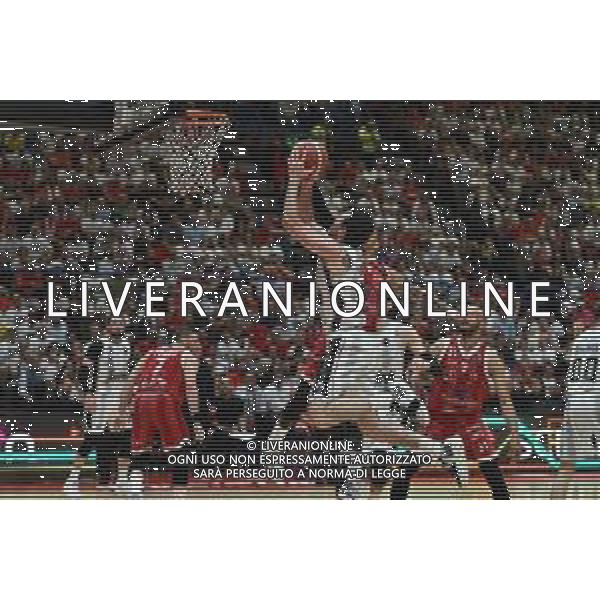 TVRG Olimpia Milano vs Virtus Bologna nella foto Alessandro Pajola (Virtus Bologna) EA7 Emporio Armani Milano vs Virtus Segafredo Bologna Assago (MI) 11-06-2024 Mediolanum Forum Playoff Campionato Serie A UnipolSai Gara 3 finale scudetto foto Roberto Garavaglia/Agenzia Aldo Liverani sas/AGENZIA ALDO LIVERANI SAS
