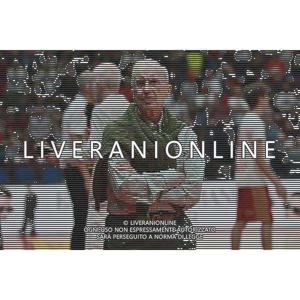 TVRG Olimpia Milano vs Virtus Bologna nella foto Dan Peterson EA7 Emporio Armani Milano vs Virtus Segafredo Bologna Assago (MI) 11-06-2024 Mediolanum Forum Playoff Campionato Serie A UnipolSai Gara 3 finale scudetto foto Roberto Garavaglia/Agenzia Aldo Liverani sas/AGENZIA ALDO LIVERANI SAS