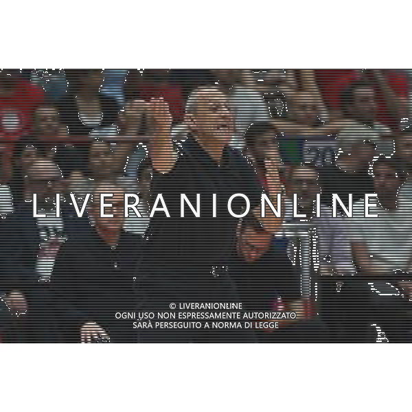 TVRG Olimpia Milano vs Virtus Bologna nella foto Ettore Messina allenatore Olimpia Milano EA7 Emporio Armani Milano vs Virtus Segafredo Bologna Assago (MI) 11-06-2024 Mediolanum Forum Playoff Campionato Serie A UnipolSai Gara 3 finale scudetto foto Roberto Garavaglia/Agenzia Aldo Liverani sas/AGENZIA ALDO LIVERANI SAS