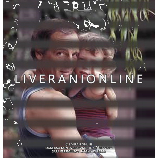 DIAP-RETROSPETTIVA PHILIPPE LEROY ATTORE NELLA FOTO PHILIPPE LEROY CON LA FIGLIA AG ALDO LIVERANI SAS 