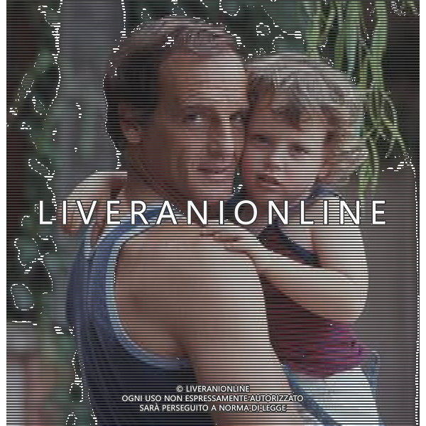 DIAP-RETROSPETTIVA PHILIPPE LEROY ATTORE NELLA FOTO PHILIPPE LEROY CON LA FIGLIA AG ALDO LIVERANI SAS 