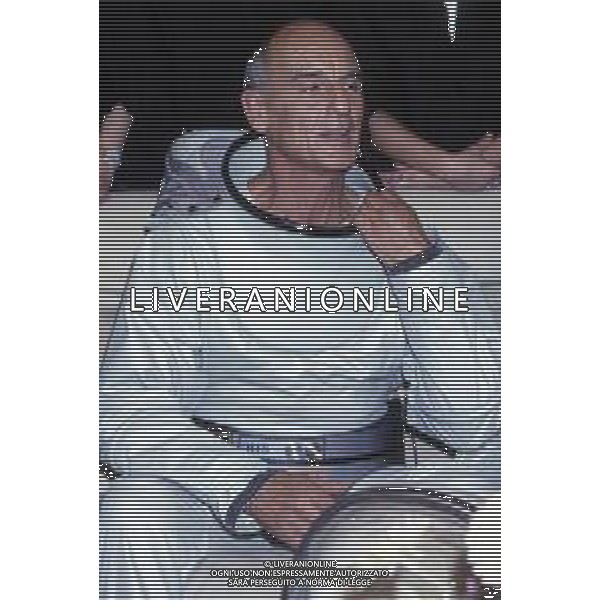 DIAP-RETROSPETTIVA PHILIPPE LEROY ATTORE NELLA FOTO PHILIPPE LEROY A ROMA CON LA FIGLIA CECILIA NELL\'ANNO 1987 AG ALDO LIVERANI SAS