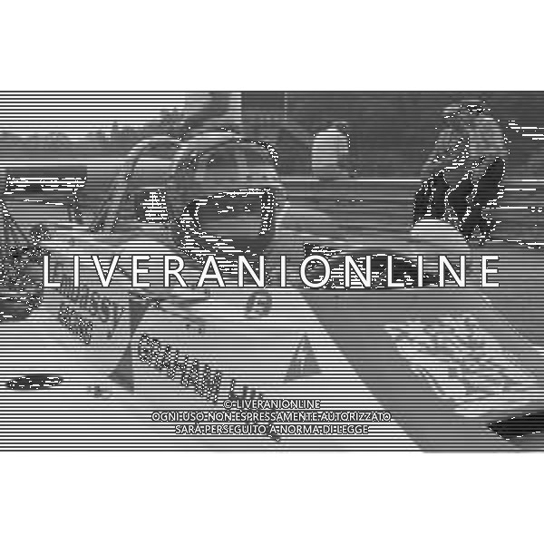NEG-RETROSPETTIVA GRAHAM HILL PILOTA NELLA FOTO GRAHAM HILL A MONZA NELL\'ANNO 1975 AG ALDO LIVERANI SAS