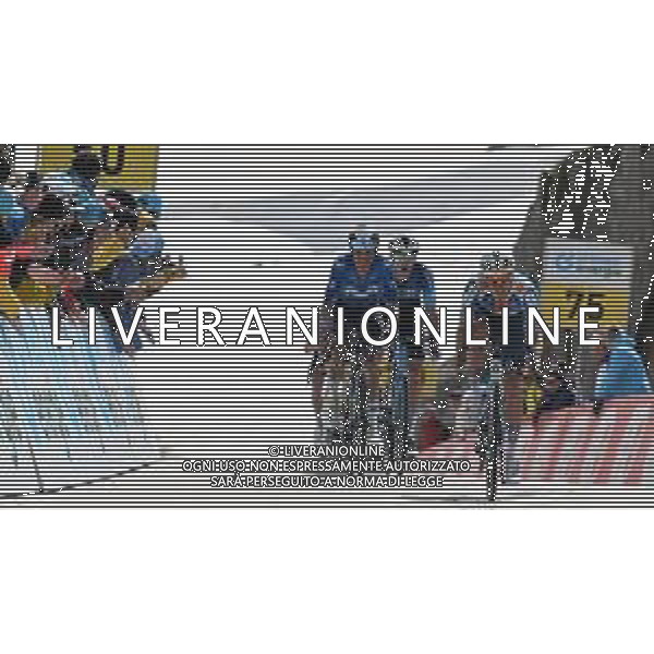 12-06-2024 Tour De Suisse; Tappa 04 Ruschlikon - San Gottardo; 2024, Dsm - Firmenich Postnl; 2024, Movistar; Onley, Edgar Oscar; Mas, Enric; San Gottardo; ©SIROTTI/AGENZIA ALDO LIVERANI SAS
