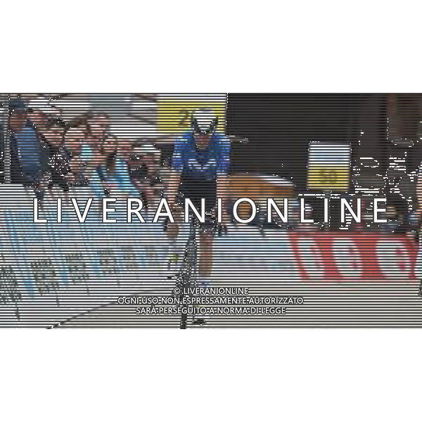 14-06-2024 Tour De Suisse; Tappa 06 Ulrichen - Blatten Belalp; 2024, Movistar; Mas, Enric; Blatten Belalp; ©SIROTTI / AGENZIA ALDO LIVERANI SAS