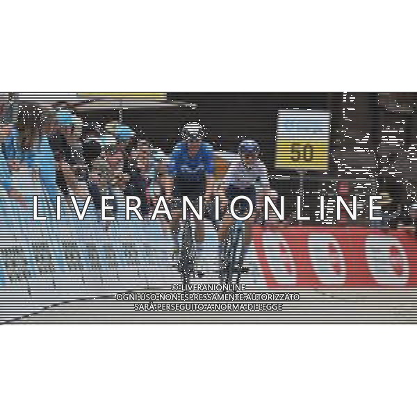 14-06-2024 Tour De Suisse; Tappa 06 Ulrichen - Blatten Belalp; 2024, Movistar; 2024, Israel - Premier Tech; Mas, Enric; Riccitello, Matthew; Blatten Belalp; ©SIROTTI / AGENZIA ALDO LIVERANI SAS