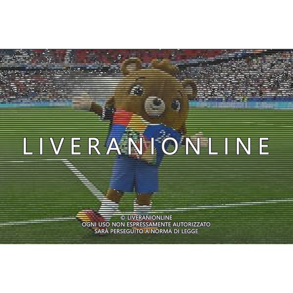 Germania vs Scozia nella foto l\'orso Albart mascotte ufficiale di EURO 2024 Monaco di Baviera (GER) 14-06-2024 Munich Football Arena Campionato Europeo di Calcio - UEFA EURO 2024 fase a gironi - gruppo A 1a giornata foto Roberto Garavaglia/Agenzia Aldo Liverani sas / AGENZIA ALDO LIVERANI SAS