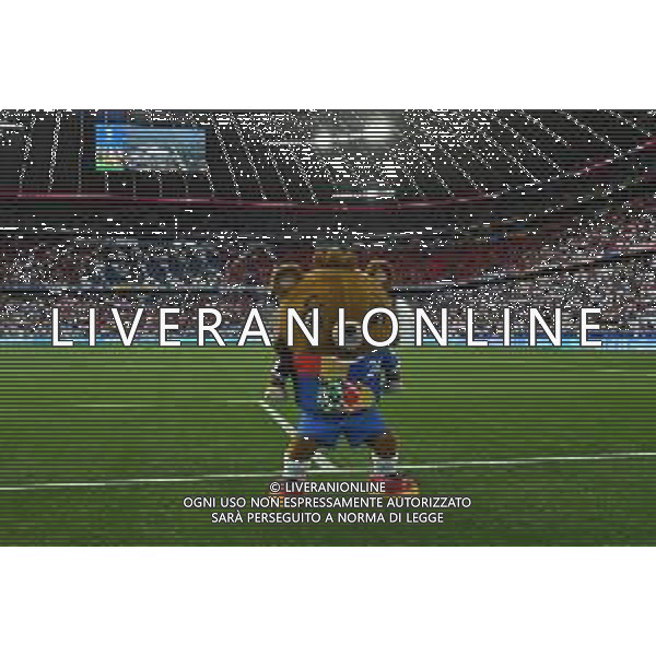 Germania vs Scozia nella foto l\'orso Albart mascotte ufficiale di EURO 2024 Monaco di Baviera (GER) 14-06-2024 Munich Football Arena Campionato Europeo di Calcio - UEFA EURO 2024 fase a gironi - gruppo A 1a giornata foto Roberto Garavaglia/Agenzia Aldo Liverani sas / AGENZIA ALDO LIVERANI SAS