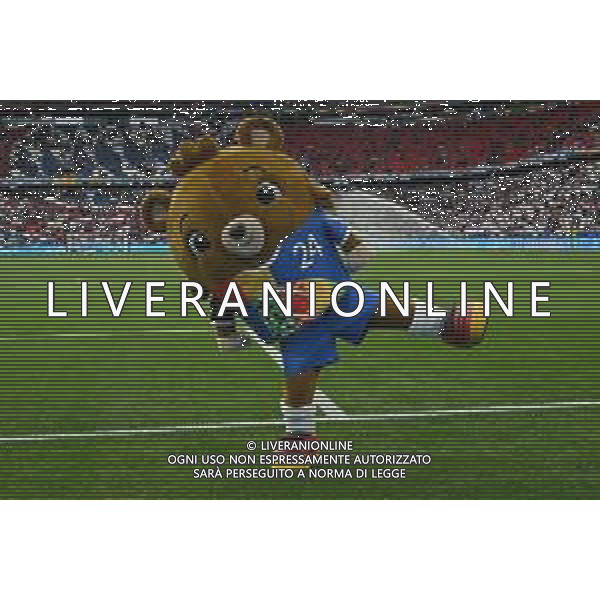 Germania vs Scozia nella foto l\'orso Albart mascotte ufficiale di EURO 2024 Monaco di Baviera (GER) 14-06-2024 Munich Football Arena Campionato Europeo di Calcio - UEFA EURO 2024 fase a gironi - gruppo A 1a giornata foto Roberto Garavaglia/Agenzia Aldo Liverani sas / AGENZIA ALDO LIVERANI SAS
