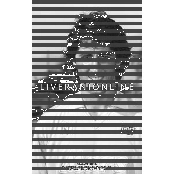 Neg- RETROSPETTIVA FERNANDO DE NAPOLI CALCIATORE NELLA FOTO FERNANDO DE NAPOLI CON LA MAGLIA DEL NAPOLI CALCIO AG ALDO LIVERANI SAS