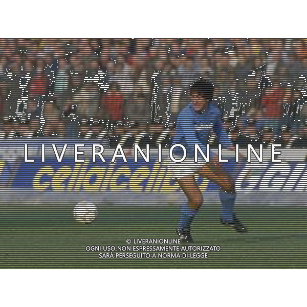 FERNANDO DE NAPOLI - NAPOLI CALCIO NEL 1986/1987 ©ARCHIVIO GIOVANNI LIVERANI/AGENZIA ALDO LIVERANI SAS