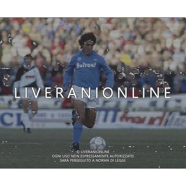 FERNANDO DE NAPOLI - NAPOLI CALCIO NEL 1986/1987 ©ARCHIVIO GIOVANNI LIVERANI/AGENZIA ALDO LIVERANI SAS