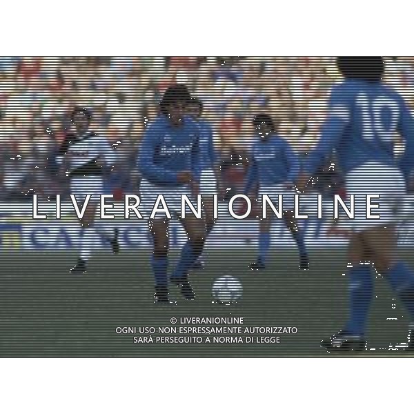 FERNANDO DE NAPOLI - NAPOLI CALCIO NEL 1986/1987 ©ARCHIVIO GIOVANNI LIVERANI/AGENZIA ALDO LIVERANI SAS