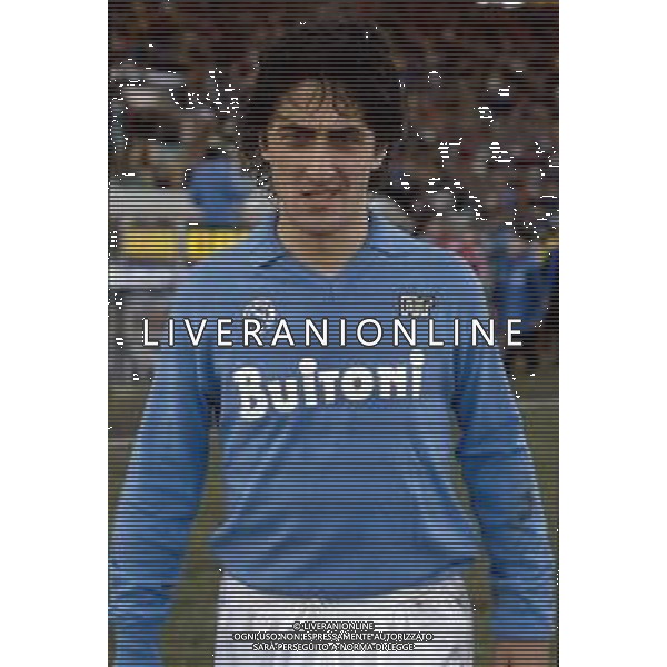 FERNANDO DE NAPOLI - NAPOLI CALCIO NEL 1986/1987 ©ARCHIVIO GIOVANNI LIVERANI/AGENZIA ALDO LIVERANI SAS