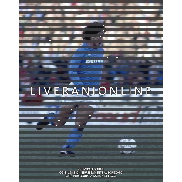 FERNANDO DE NAPOLI - NAPOLI CALCIO NEL 1986/1987 ©ARCHIVIO GIOVANNI LIVERANI/AGENZIA ALDO LIVERANI SAS