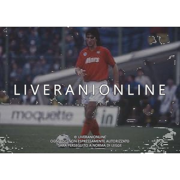 RETROSPETTIVA FERNANDO DE NAPOLI NELLA FOTO FERNANDO DE NAPOLI CON LA MAGLIA DEL NAPOLI AG ALDO LIVERANI SAS
