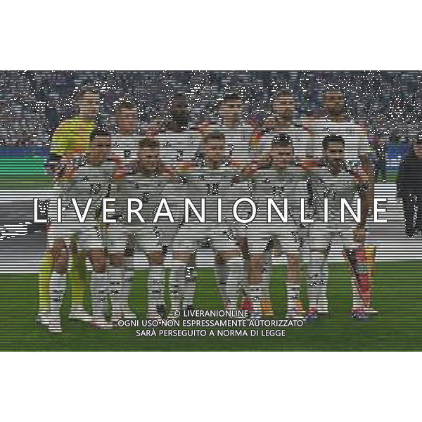 Germania vs Scozia nella foto formazione Germania, in piedi da SX Manuel Neuer, Toni Kroos, Antonio Rudiger, Kai Havertz, Robert Andrich e Jonathan Tah; in basso da SX Jamal Musiala, Joshua Kimmich, Maximilian Mittelstadt, Florian Wirtz e Ilkay Gundogan Monaco di Baviera (GER) 14-06-2024 Munich Football Arena Campionato Europeo di Calcio - UEFA EURO 2024 fase a gironi - gruppo A 1a giornata foto Roberto Garavaglia/Agenzia Aldo Liverani sas/AGENZIA ALDO LIVERANI SAS