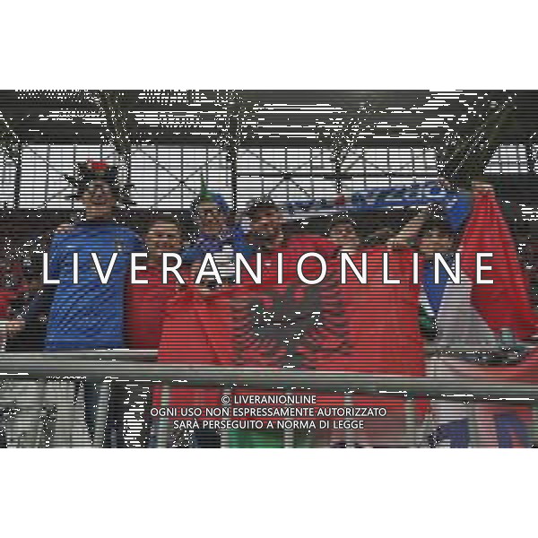 TVEM Supporters of of Italy and Albania during the UEFA EURO 2024 group stage match between Albania and Italy at Westfalenstadion on June 15, 2024 in Dortmund, Germany. Photo by Emmanuele Mastrodonato/ag. Aldo Liverani sas/AGENZIA ALDO LIVERANI SAS