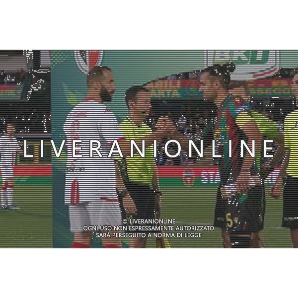 TVEM Valerio Di Cesare of SSC Bari and Gabriele Boloca of Ternana Calcio during the Italian Serie BKT playout match between Ternana Calcio vs SSC Bari on 23 May 2024 at the Libero Liberati stadium in Bari, Italy. Photo by Emmanuele Mastrodonato/ag. Aldo Liverani s.a.s./AGENZIA ALDO LIVERANI SAS