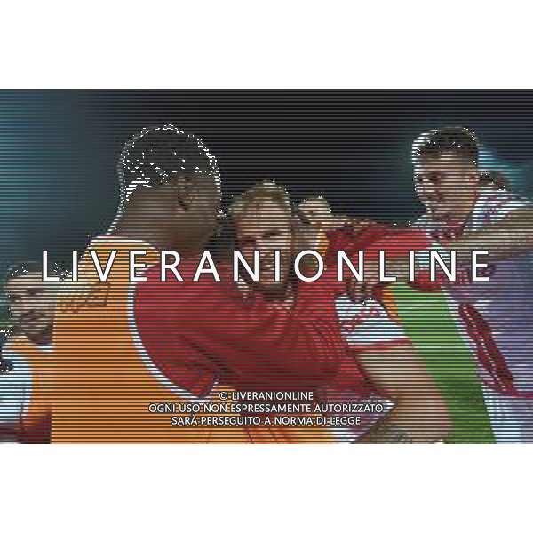 TVEM Giuseppe Sibilli of SSC Bari celebrates after scoring a goal with teammates during the Italian Serie BKT playout match between Ternana Calcio vs SSC Bari on 23 May 2024 at the Libero Liberati stadium in Bari, Italy. Photo by Emmanuele Mastrodonato/ag. Aldo Liverani s.a.s./AGENZIA ALDO LIVERANI SAS