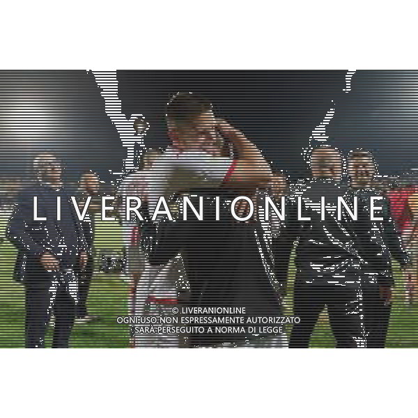 TVEM Karlo Lulic of SSC Bari celebrates the victory during the Italian Serie BKT playout match between Ternana Calcio vs SSC Bari on 23 May 2024 at the Libero Liberati stadium in Bari, Italy. Photo by Emmanuele Mastrodonato/ag. Aldo Liverani s.a.s./AGENZIA ALDO LIVERANI SAS