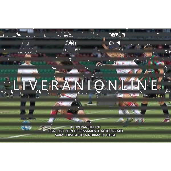 TVEM Mehdi Dorval of SSC Bari in action against Lorenzo Amatucci of Ternana Calcio during the Italian Serie BKT playout match between Ternana Calcio vs SSC Bari on 23 May 2024 at the Libero Liberati stadium in Bari, Italy. Photo by Emmanuele Mastrodonato/ag. Aldo Liverani s.a.s./AGENZIA ALDO LIVERANI SAS