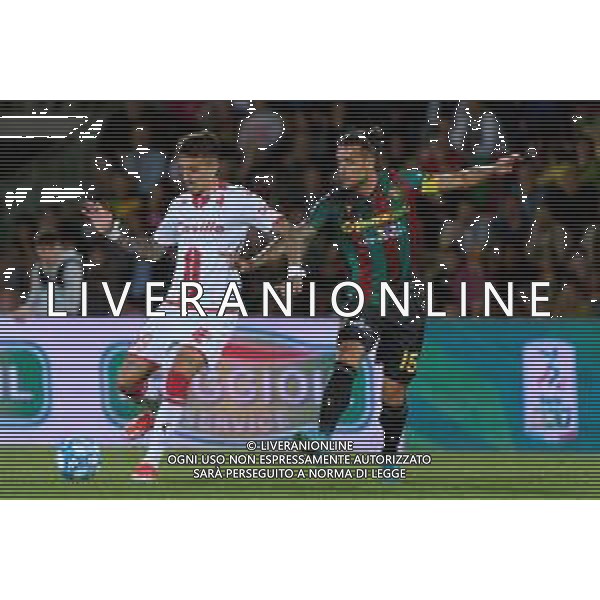 TVEM Marco Nasti of SSC Bari in action against Tiago Casasola of Ternana Calcio during the Italian Serie BKT playout match between Ternana Calcio vs SSC Bari on 23 May 2024 at the Libero Liberati stadium in Bari, Italy. Photo by Emmanuele Mastrodonato/ag. Aldo Liverani s.a.s./AGENZIA ALDO LIVERANI SAS