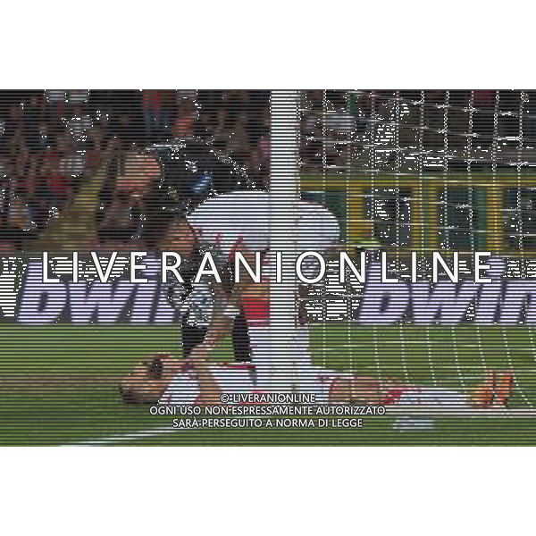 TVEM Valerio Di Cesare of SSC Bari, Marco Nasti of SSC Bari and Antony Iannarilli of Ternana Calcio during the Italian Serie BKT playout match between Ternana Calcio vs SSC Bari on 23 May 2024 at the Libero Liberati stadium in Bari, Italy. Photo by Emmanuele Mastrodonato/ag. Aldo Liverani s.a.s./AGENZIA ALDO LIVERANI SAS