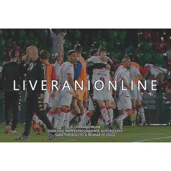 TVEM Players of SSC Bari celebrates after scoring a goal during the Italian Serie BKT playout match between Ternana Calcio vs SSC Bari on 23 May 2024 at the Libero Liberati stadium in Bari, Italy. Photo by Emmanuele Mastrodonato/ag. Aldo Liverani s.a.s./AGENZIA ALDO LIVERANI SAS