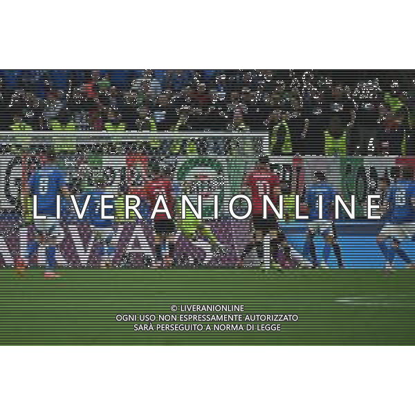 Italia vs Albania - UEFA EURO 2024 nella foto Alessandro Bastoni (Italia) a DX coperto segna il gol dell\'1 a 1 Dortmund (GER) 15-06-2024 BVB Stadion Dortmund Campionato Europeo di Calcio - UEFA EURO 2024 fase a gironi - gruppo B 1a giornata foto Roberto Garavaglia/Agenzia Aldo Liverani sas/AGENZIA ALDO LIVERANI SAS