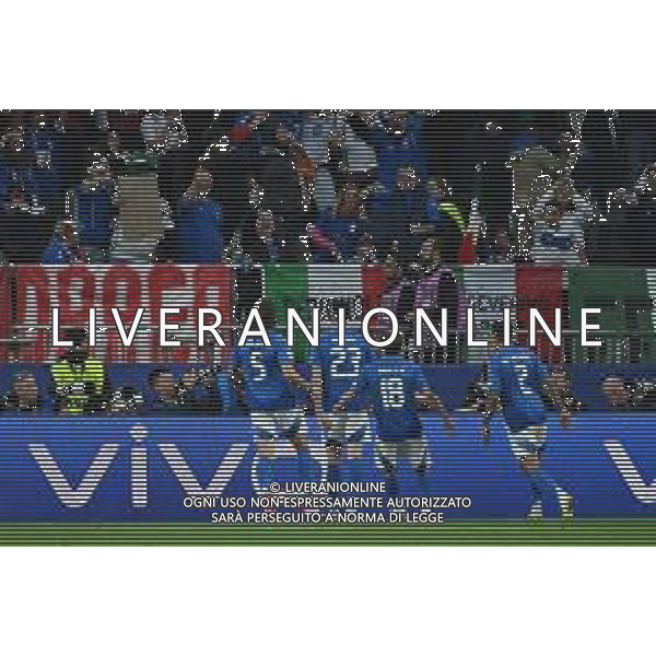 Italia vs Albania - UEFA EURO 2024 nella foto Alessandro Bastoni (Italia) esultanza dopo il gol dell\'1 a 1 Dortmund (GER) 15-06-2024 BVB Stadion Dortmund Campionato Europeo di Calcio - UEFA EURO 2024 fase a gironi - gruppo B 1a giornata foto Roberto Garavaglia/Agenzia Aldo Liverani sas/AGENZIA ALDO LIVERANI SAS