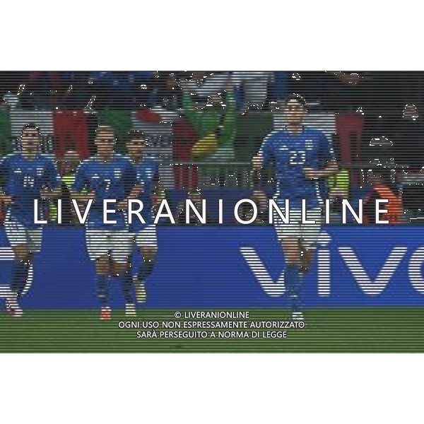 Italia vs Albania - UEFA EURO 2024 nella foto Alessandro Bastoni (Italia) esultanza dopo il gol dell\'1 a 1 Dortmund (GER) 15-06-2024 BVB Stadion Dortmund Campionato Europeo di Calcio - UEFA EURO 2024 fase a gironi - gruppo B 1a giornata foto Roberto Garavaglia/Agenzia Aldo Liverani sas/AGENZIA ALDO LIVERANI SAS