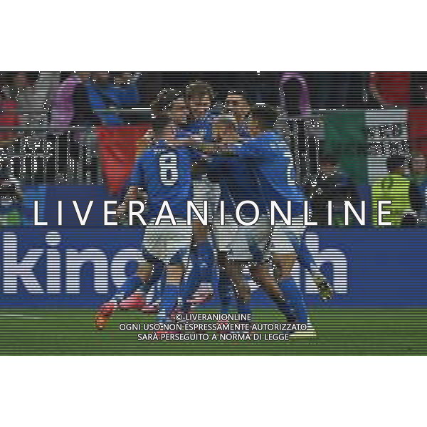 Italia vs Albania - UEFA EURO 2024 nella foto esultanza Italia dopo il gol del 2 a 1 Nicolo\' Barella Dortmund (GER) 15-06-2024 BVB Stadion Dortmund Campionato Europeo di Calcio - UEFA EURO 2024 fase a gironi - gruppo B 1a giornata foto Roberto Garavaglia/Agenzia Aldo Liverani sas/AGENZIA ALDO LIVERANI SAS